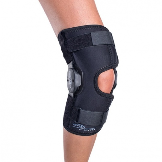 ProCare Reddie Hinged Knee Support Brace: Neoprene Wrap-Around, MCL and LCL  Sprains, Large