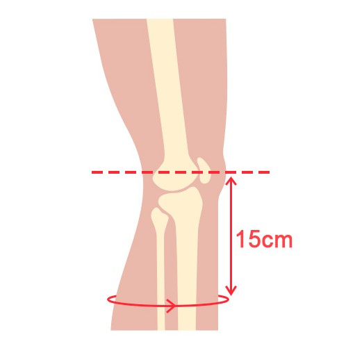 How to measure the circumference of your knee