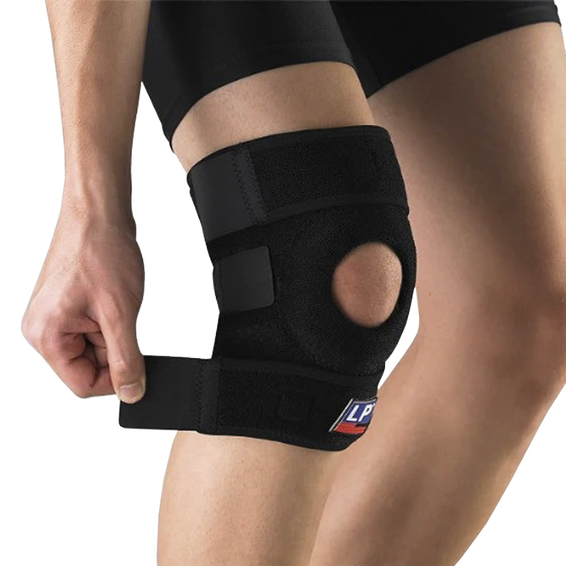 Basic Knee Support Open Patella Brace with Straps